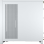 Corsair PC Case , Frame 4000D Modular , White , Mid-Tower , Power supply included No