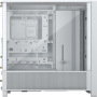 Corsair PC Case , Frame 4000D Modular , White , Mid-Tower , Power supply included No
