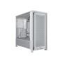 Corsair PC Case , Frame 4000D Modular , White , Mid-Tower , Power supply included No