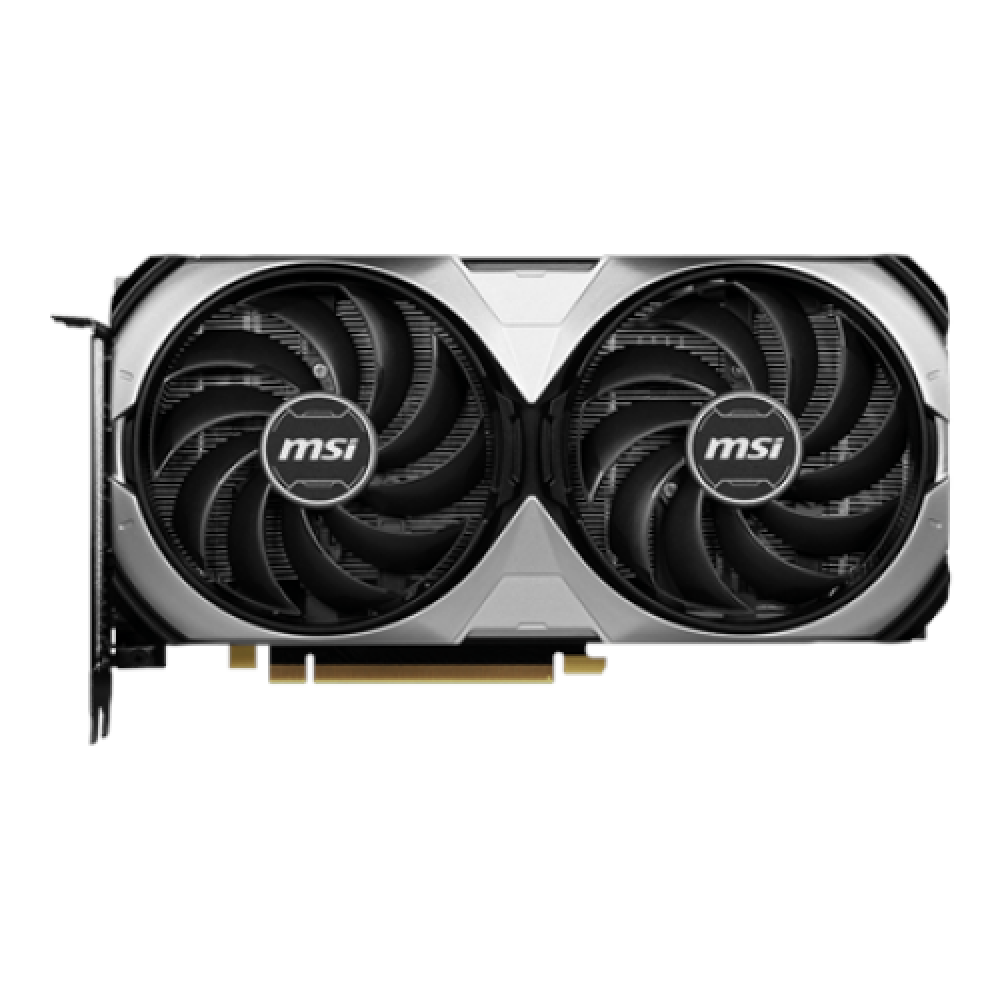 MSI GeForce RTX 4070 VENTUS 2X 12G OC NVIDIA, 12 GB, GeForce RTX 4070, GDDR6X, PCI Express Gen 4, HDMI ports quantity 1, Memory clock speed 21000 MHz