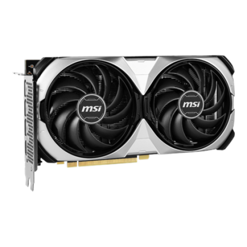MSI GeForce RTX 4070 VENTUS 2X 12G OC NVIDIA, 12 GB, GeForce RTX 4070, GDDR6X, PCI Express Gen 4, HDMI ports quantity 1, Memory clock speed 21000 MHz