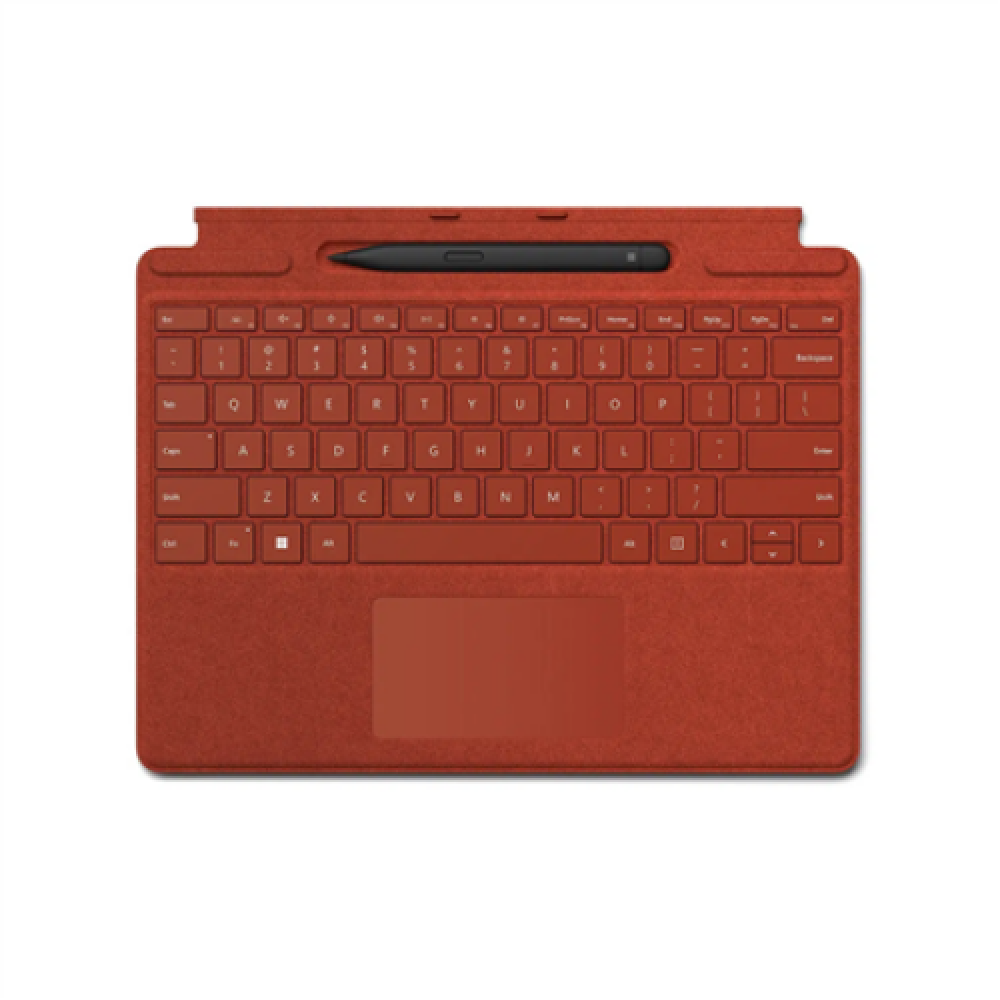 Microsoft Keyboard Pen 2 Bundle 8X6-00027 Surface Pro Compact Keyboard Wireless Side button, Top Button with eraser functionality EN 294 g Red Bluetooth