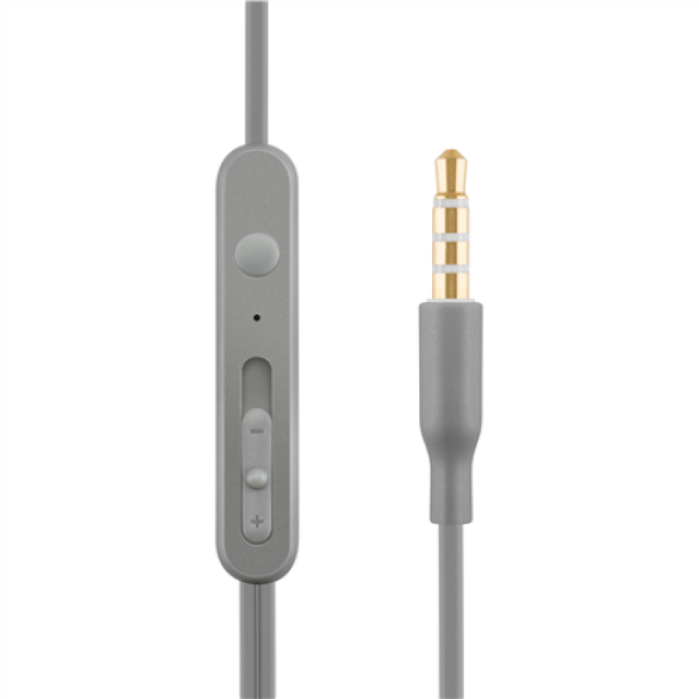 ACME HE21G Earphones With Mic Acme , Earphones , HE21G , 3.5 mm 4-pin , Grey