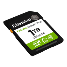 Kingston Canvas Select Plus , 1000 GB , SD , Flash memory class Class 10, UHS-I, U1/U3, Video Class 10/30 Kingston Canvas Select Plus , 1000 GB , SD , Flash memory class Class 10, UHS-I, U1/U3, Video Class 10/30