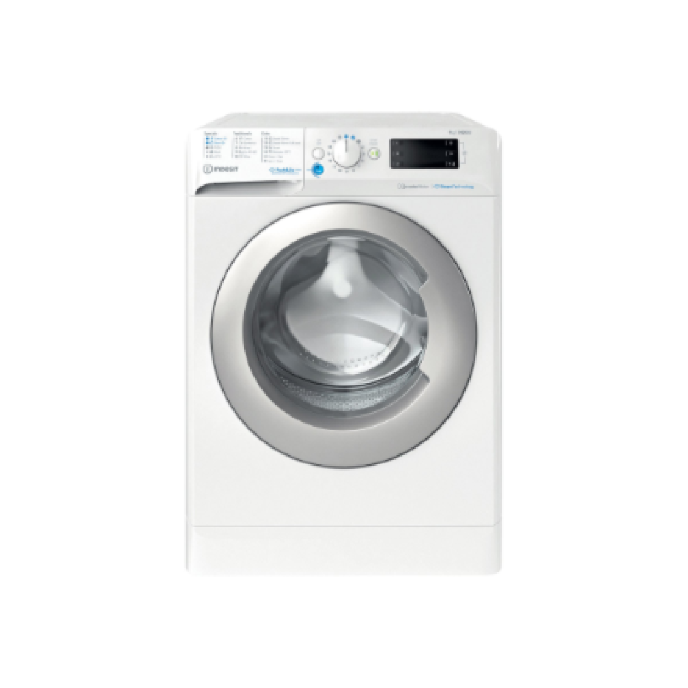 INDESIT , Washing Machine , BWE 91496X WSV EE , Energy efficiency class A , Front loading , Washing capacity 9 kg , 1400 RPM , Depth 63 cm , Width 59.5 cm , Digital , White