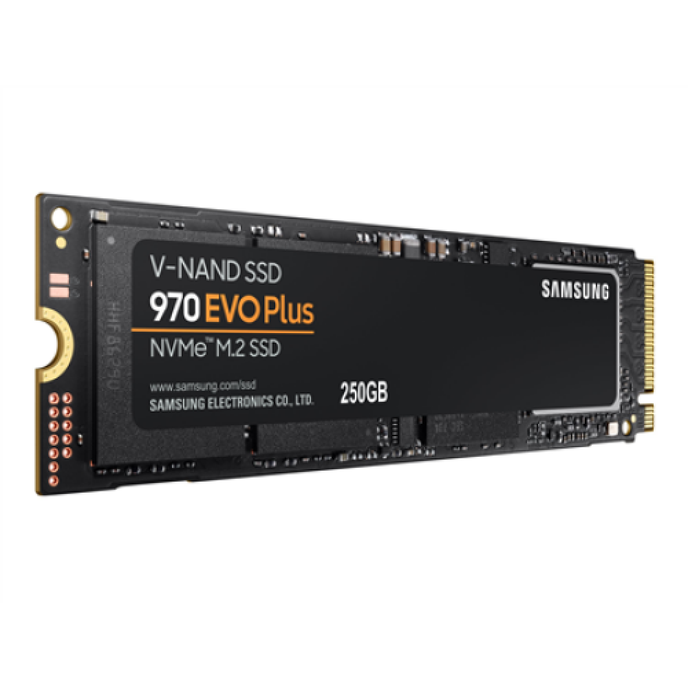 Samsung , 970 Evo Plus , 250 GB , SSD interface M.2 NVME , Read speed 3500 MB/s , Write speed 2300 MB/s