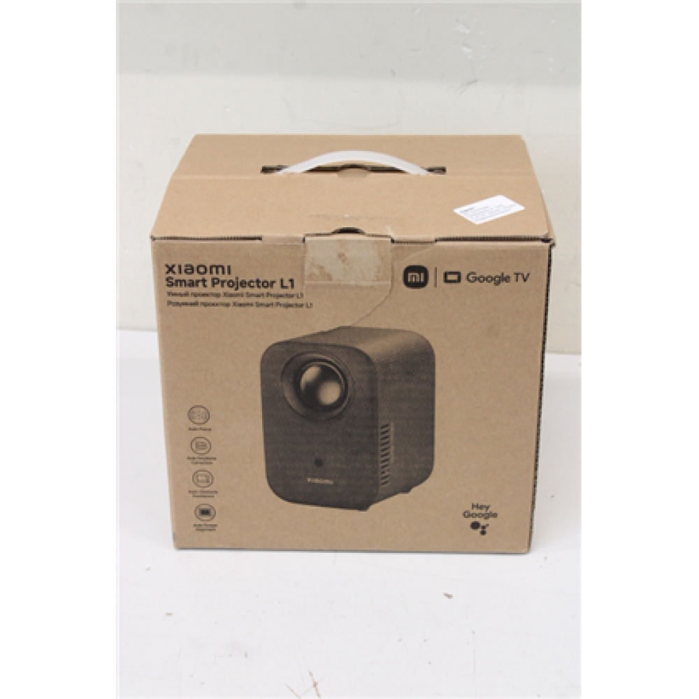 SALE OUT. Xiaomi Smart Projector L1 EU , Xiaomi Smart Projector L1 EU , Full HD (1920x1080) , 200 ANSI lumens , Black , DAMAGED PACKAGING, USED, SCRATCHED REMOTE CONTROL , Wi-Fi
