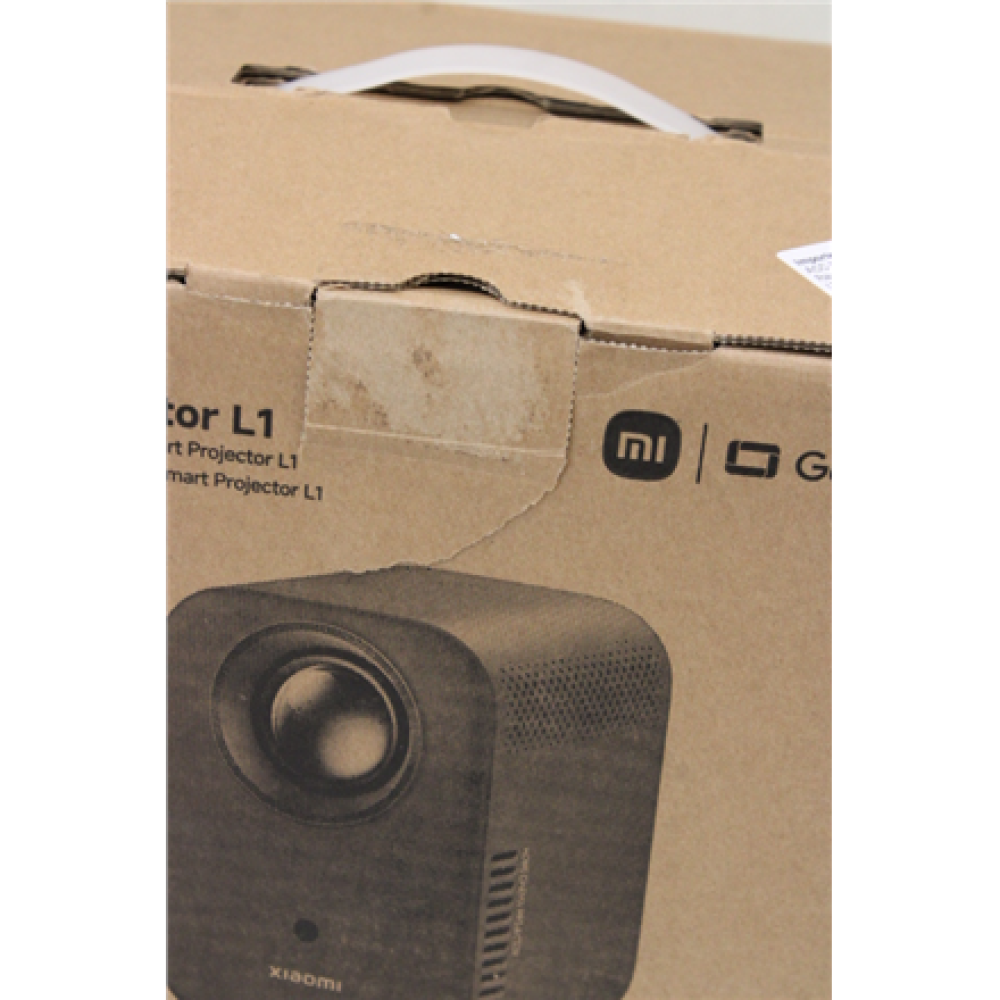 SALE OUT. Xiaomi Smart Projector L1 EU , Xiaomi Smart Projector L1 EU , Full HD (1920x1080) , 200 ANSI lumens , Black , DAMAGED PACKAGING, USED, SCRATCHED REMOTE CONTROL , Wi-Fi