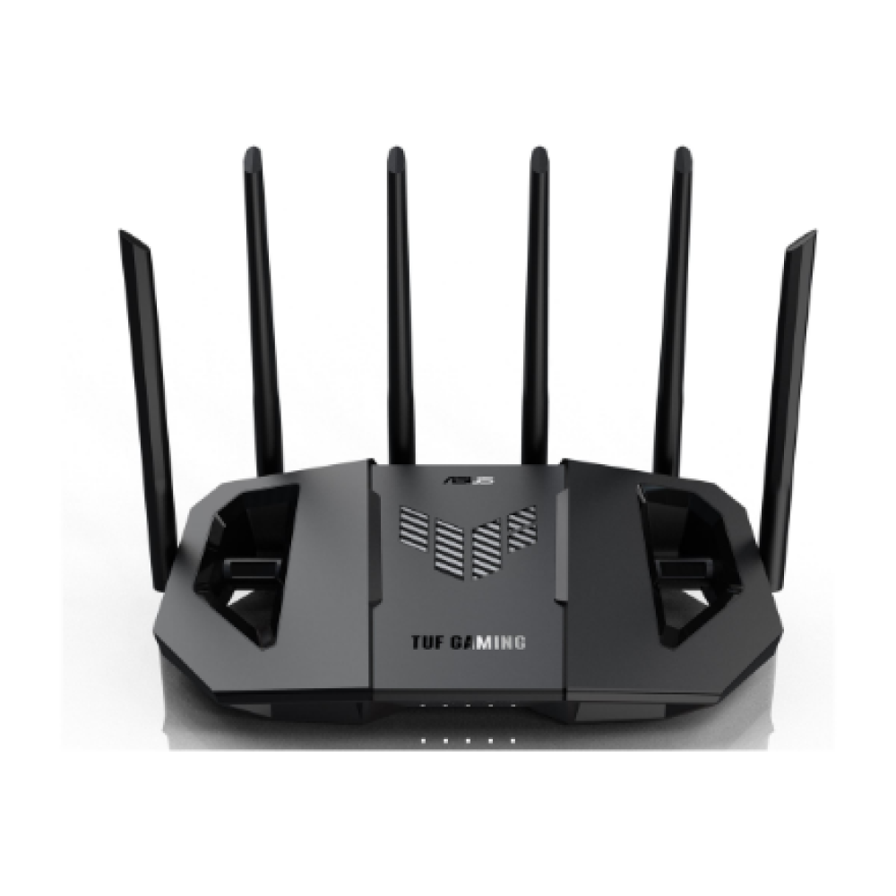 Asus , Dual Band WiFi 7 Extendable Gaming Router , TUF Gaming BE6500 , 802.11be , 6500 Mbit/s , Ethernet LAN (RJ-45) ports 4 , Mesh Support Yes , MU-MiMO Yes , Antenna type External fixed , 1