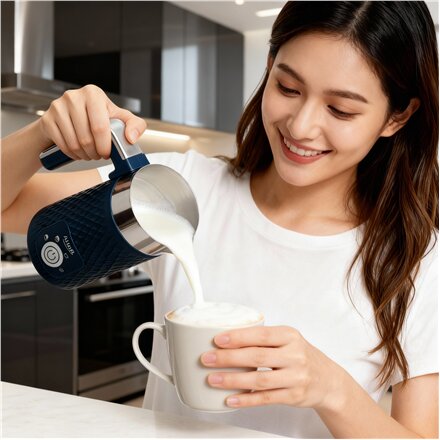 Adler , Milk frother , AD 4494 , 500 W , Milk frother , Dark Blue