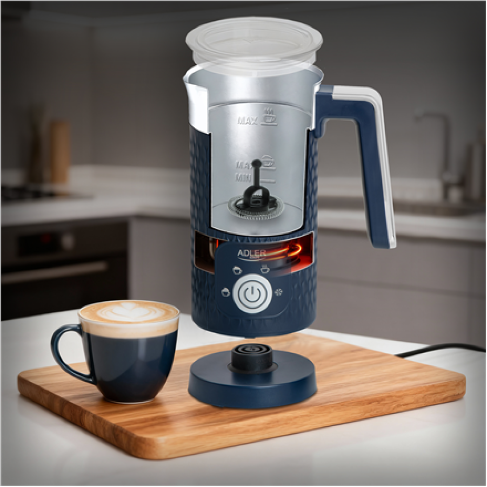 Adler , Milk frother , AD 4494 , 500 W , Milk frother , Dark Blue