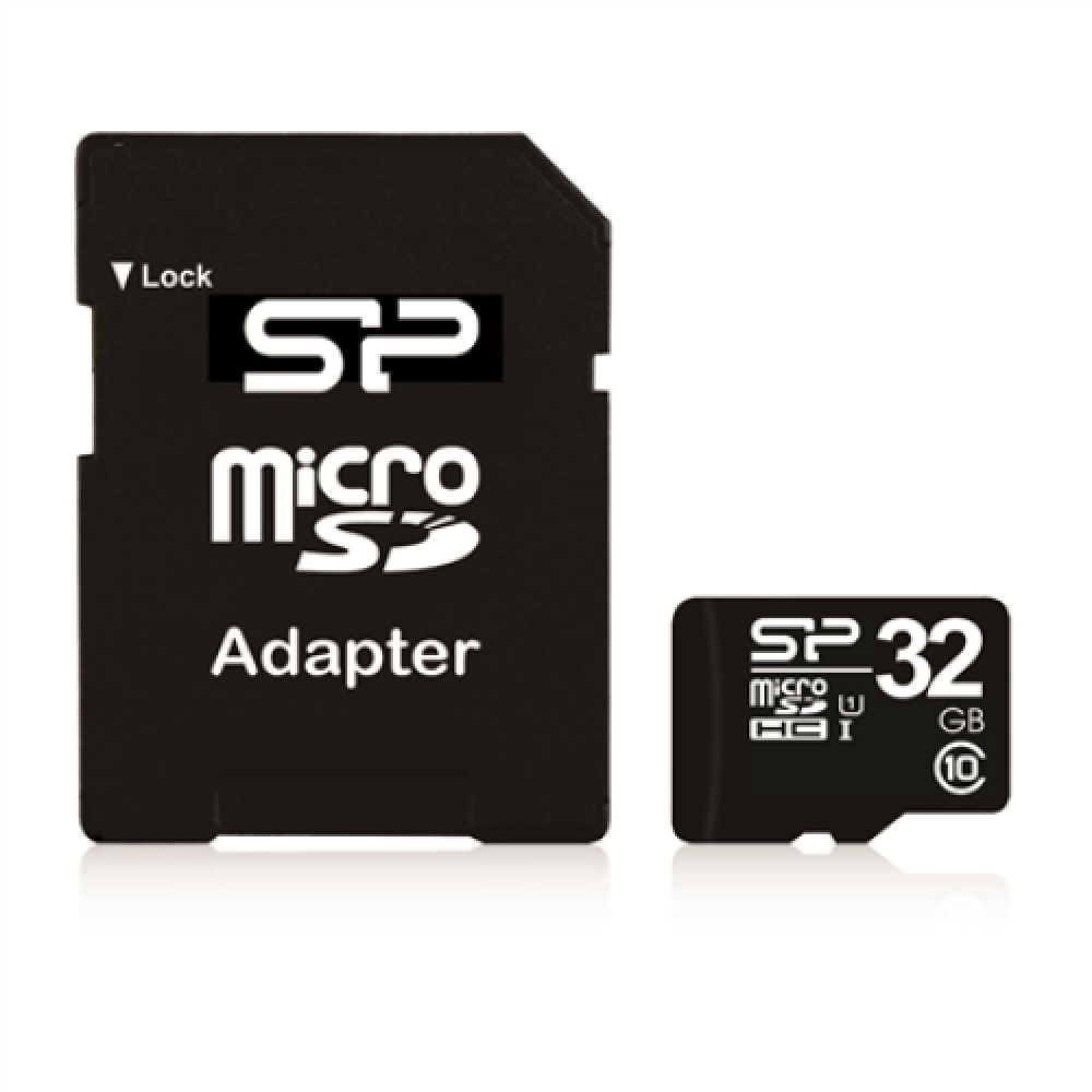 Silicon Power , 32 GB , MicroSDHC , Flash memory class 10 , SD adapter