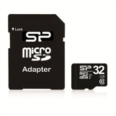 Silicon Power , 32 GB , MicroSDHC , Flash memory class 10 , SD adapter
