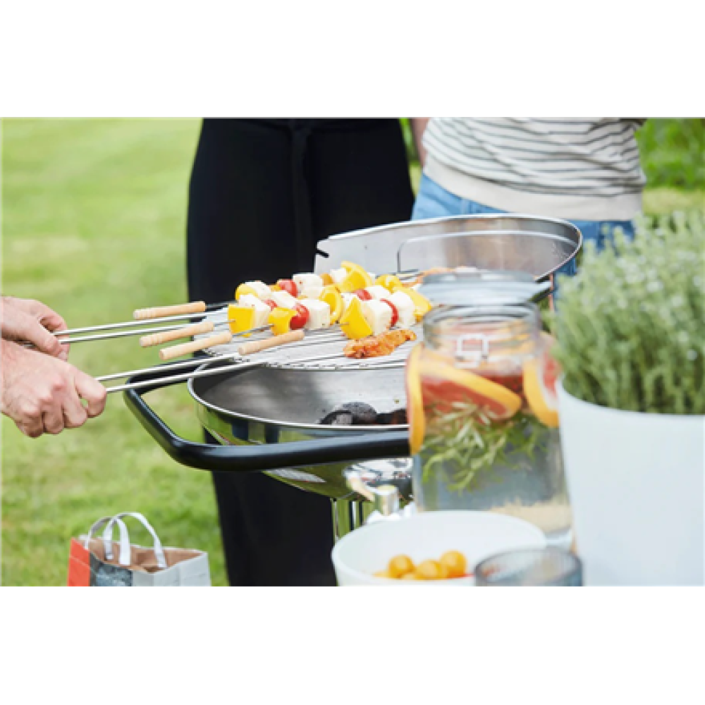 Barbecook Charcoal Barbecue Loewy 50 SST, 51.5 x 56 x 99 cm , BC-CHA-1005 , Silver