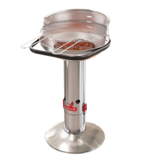Barbecook Charcoal Barbecue Loewy 50 SST, 51.5 x 56 x 99 cm , BC-CHA-1005 , Silver