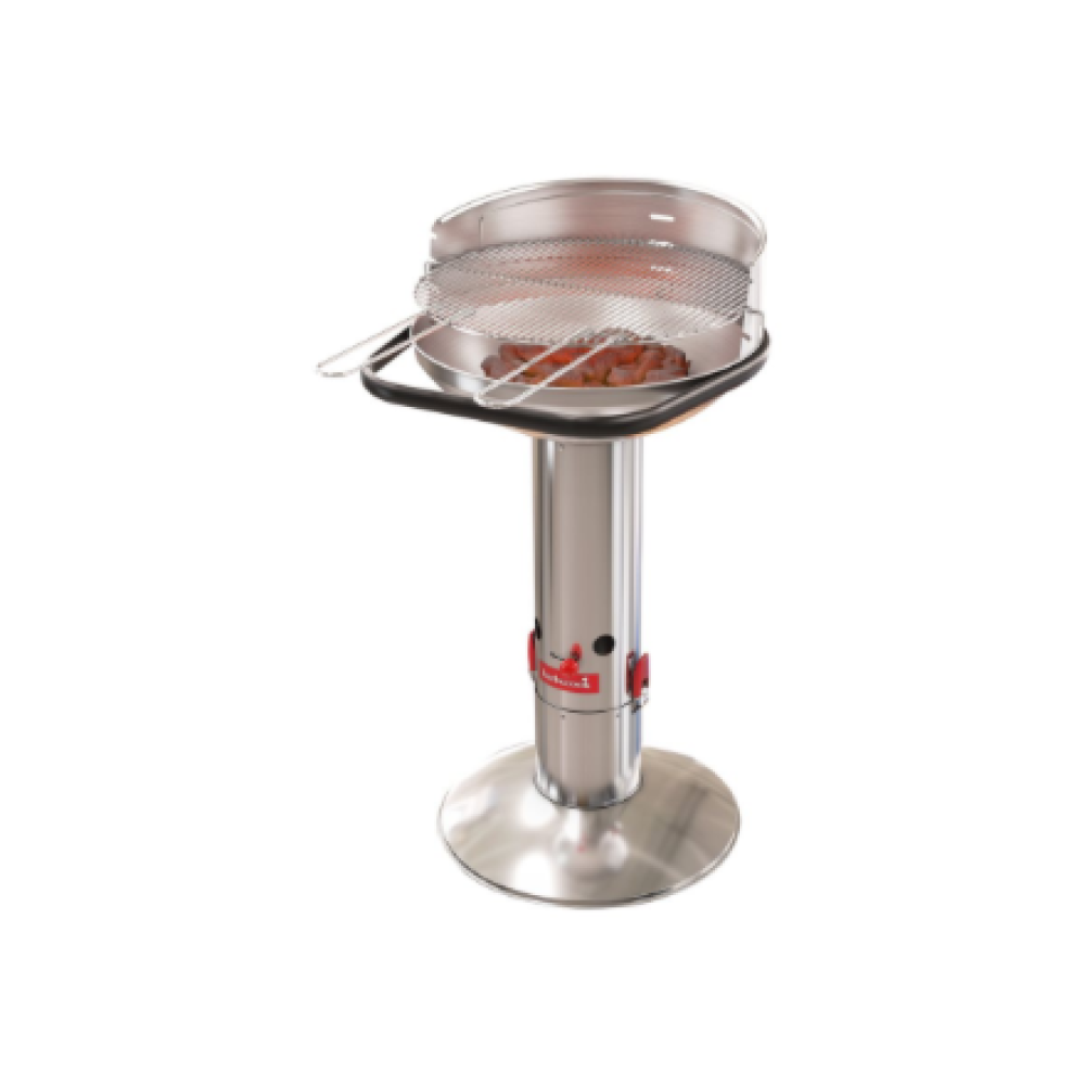 Barbecook Charcoal Barbecue Loewy 50 SST, 51.5 x 56 x 99 cm , BC-CHA-1005 , Silver