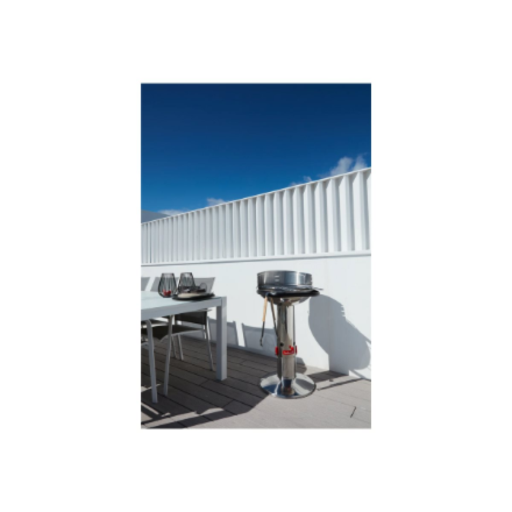 Barbecook Charcoal Barbecue Loewy 50 SST, 51.5 x 56 x 99 cm , BC-CHA-1005 , Silver