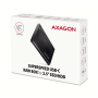 AXAGON Screwless aluminum USB 3.2 Gen 1 - SATA 6G external box for 2.5 SSD/HDD , EE25-A6C