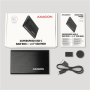 AXAGON Screwless aluminum USB 3.2 Gen 1 - SATA 6G external box for 2.5 SSD/HDD , EE25-A6C