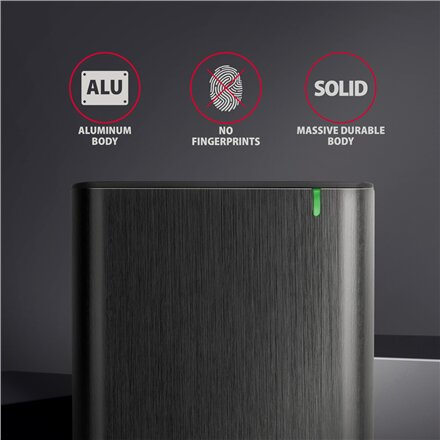 AXAGON Screwless aluminum USB 3.2 Gen 1 - SATA 6G external box for 2.5 SSD/HDD , EE25-A6C