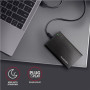 AXAGON Screwless aluminum USB 3.2 Gen 1 - SATA 6G external box for 2.5 SSD/HDD , EE25-A6C