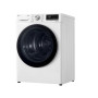LG Dryer Machine , RH80V9AV3N , Energy efficiency class C , Front loading , 8 kg , LED , Depth 69 cm , Wi-Fi , White
