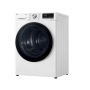 LG Dryer Machine , RH80V9AV3N , Energy efficiency class C , Front loading , 8 kg , LED , Depth 69 cm , Wi-Fi , White