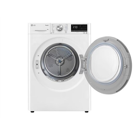 LG Dryer Machine , RH80V9AV3N , Energy efficiency class C , Front loading , 8 kg , LED , Depth 69 cm , Wi-Fi , White