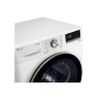LG Dryer Machine , RH80V9AV3N , Energy efficiency class C , Front loading , 8 kg , LED , Depth 69 cm , Wi-Fi , White