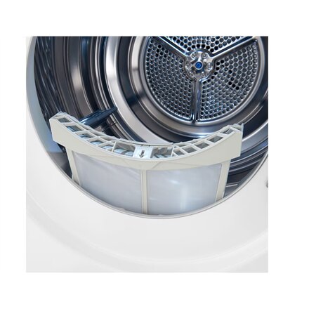 LG Dryer Machine , RH80V9AV3N , Energy efficiency class C , Front loading , 8 kg , LED , Depth 69 cm , Wi-Fi , White