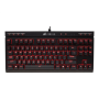Corsair Mechanical Gaming Keyboard K63 Compact Mechanical Gaming Keyboard On-Board Memory; Supported in iCUE RGB LED light US Wired Red/Black Red Switch