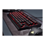 Corsair Mechanical Gaming Keyboard K63 Compact Mechanical Gaming Keyboard On-Board Memory; Supported in iCUE RGB LED light US Wired Red/Black Red Switch