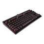 Corsair Mechanical Gaming Keyboard K63 Compact Mechanical Gaming Keyboard On-Board Memory; Supported in iCUE RGB LED light US Wired Red/Black Red Switch