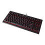 Corsair Mechanical Gaming Keyboard K63 Compact Mechanical Gaming Keyboard On-Board Memory; Supported in iCUE RGB LED light US Wired Red/Black Red Switch