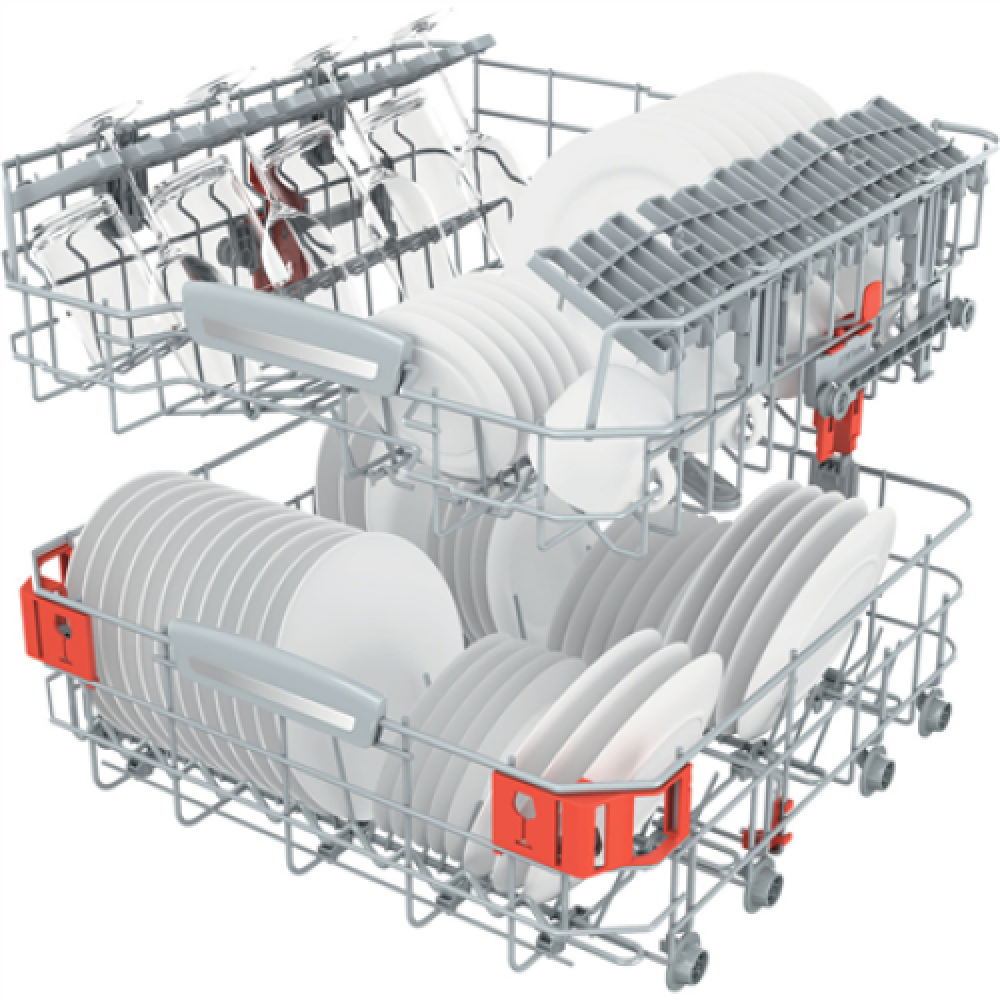 Hotpoint Dishwasher HIC 3O33 WLEG Built-in Width 59.8 cm Number of place settings 14 Number of programs 8 Energy efficiency class D Display Does not apply