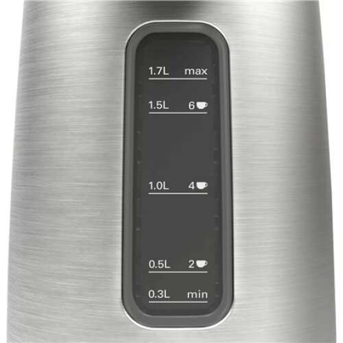 Bosch Kettle DesignLine TWK5P480 Electric, 2400 W, 1.7 L, Stainless steel, 360° rotational base, Stainless steel