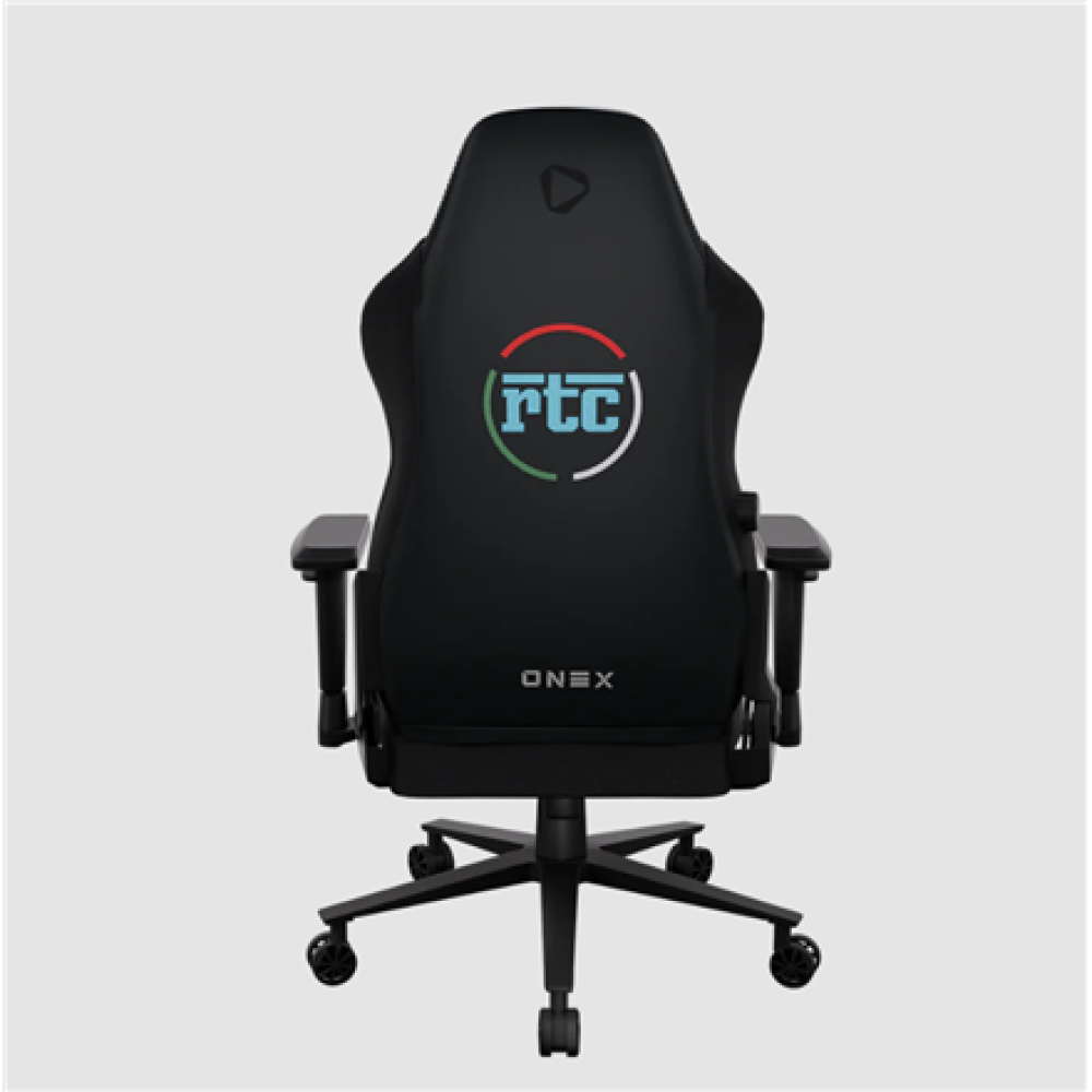 Onex , Gaming Chair , RTC ErgoGlide Alcantara , Black