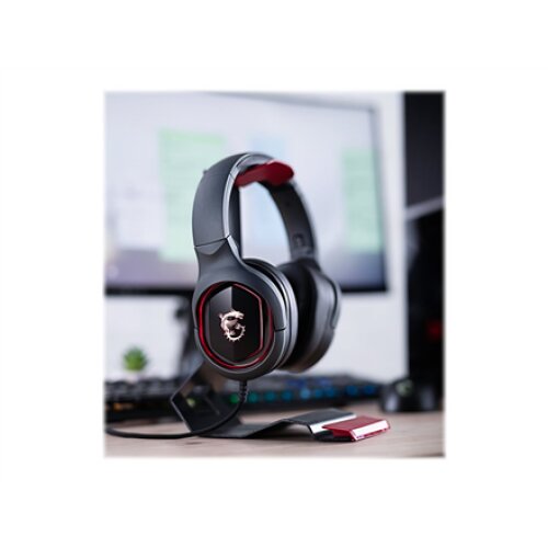 MSI Immerse GH50 Gaming Headset, Wired, Black , MSI , Immerse GH50 , Wired , Gaming Headset , Over-Ear