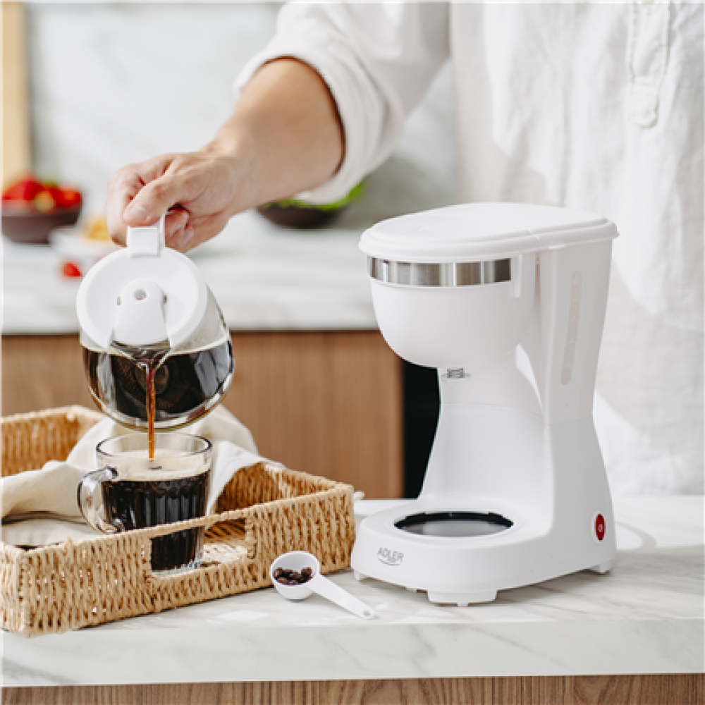 Adler Coffee Maker , AD 4381w , Drip , 600 W , White