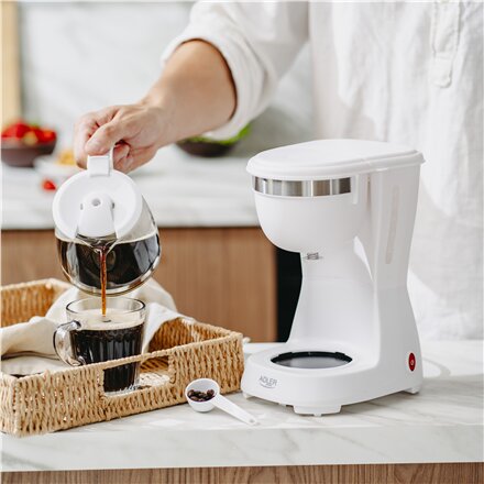 Adler Coffee Maker , AD 4381w , Drip , 600 W , White