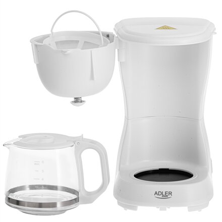 Adler Coffee Maker , AD 4381w , Drip , 600 W , White