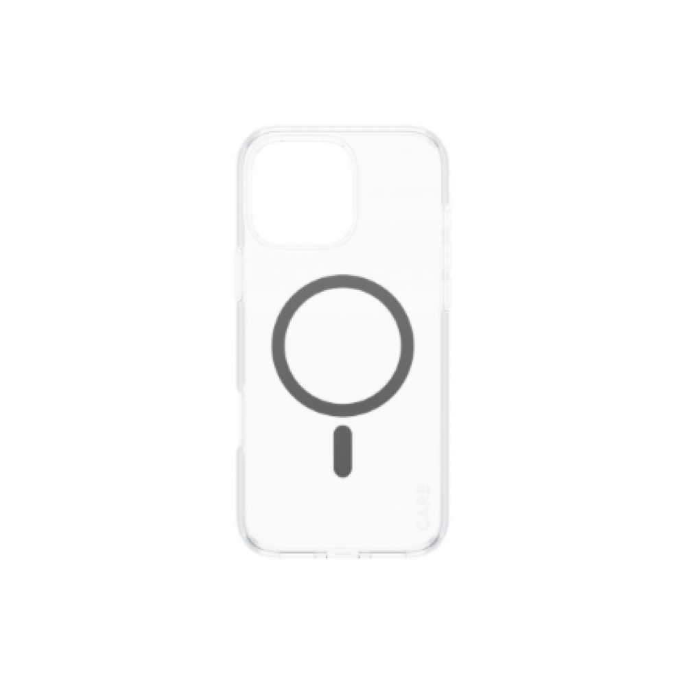 CARE Flagship Case , Back cover , Apple , iPhone 16 Pro Max , Recycled plastic , Transparent , MagSafe