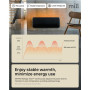 Mill Invisible Smart WiFi Panel heater G4 , PA1500WIFI4A , Panel Heater , 1500 W , Suitable for rooms up to 18-22 m² , Black , IPX4