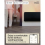 Mill Invisible Smart WiFi Panel heater G4 , PA1500WIFI4A , Panel Heater , 1500 W , Suitable for rooms up to 18-22 m² , Black , IPX4