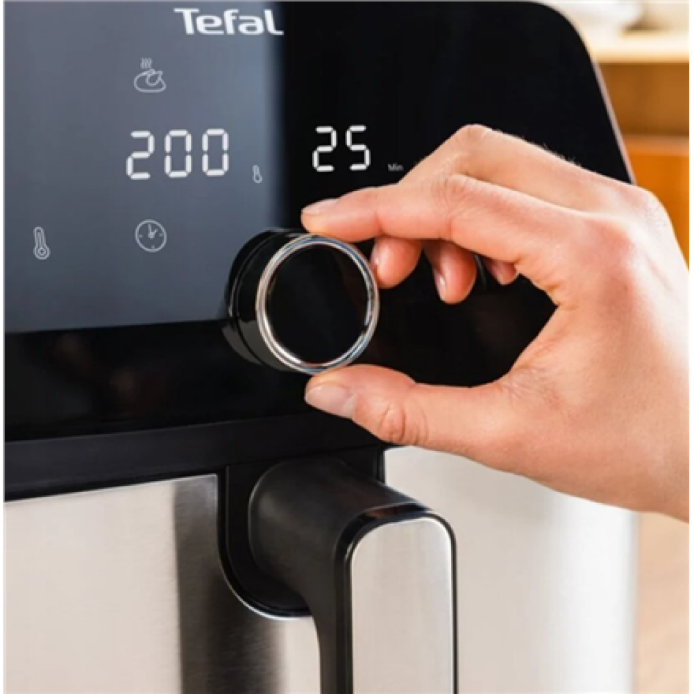 TEFAL Easy Fry Mega Air Fryer , EY855D10 , Power 1700 W , Capacity 7.5 L , Black