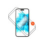 Fixed Screen protector , Apple , iPhone 17 Pro , Tempered glass , Black , Full Cover 2.5D