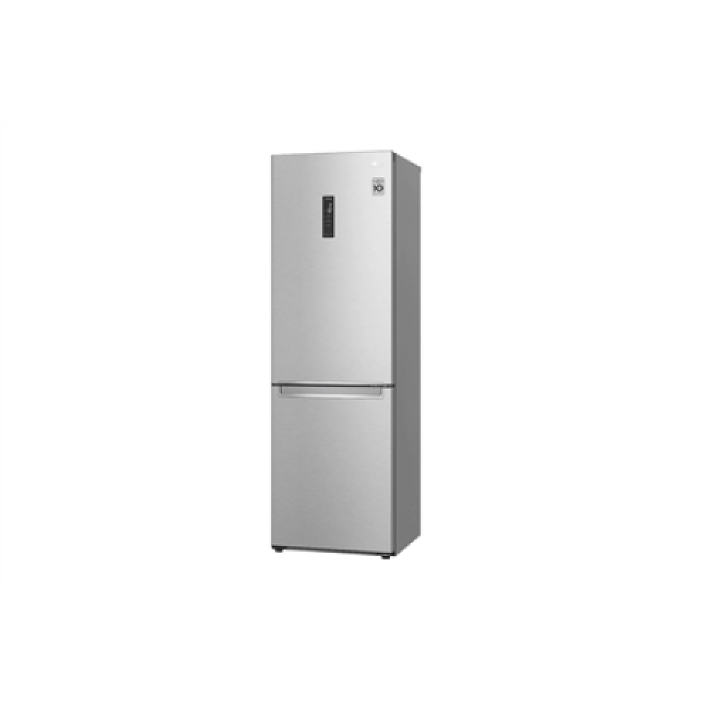 LG Refrigerator GBB71NSUGN Energy efficiency class D Free standing Combi Height 186 cm No Frost system Fridge net capacity 234 L Freezer net capacity 107 L Display 35 dB Stainless steel