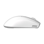 MSI Gaming Mouse , FORGE GM340 WIRELESS , Wireless , 2.4 GHz, Bluetooth, USB , White