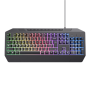 24722 Trust , Illuminated Gaming Keyboard , GXT 836 Evocx , Gaming Keyboard , Wired , US , USB-A 2.0