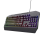 24722 Trust , Illuminated Gaming Keyboard , GXT 836 Evocx , Gaming Keyboard , Wired , US , USB-A 2.0